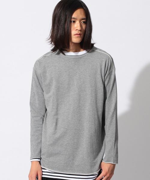 MONKEY TIME(モンキータイム)の「<monkey time>∴ MN/URK C/OFF LSL/カットソー◆(Tシャツ/カットソー・メンズ・オフホワイト/グレー/ベージュ・MEDIUM/LARGE/SMALL/X-LARGE)」の14枚目の写真