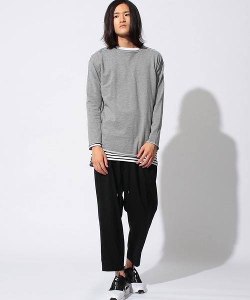 MONKEY TIME(モンキータイム)の「<monkey time>∴ MN/URK C/OFF LSL/カットソー◆(Tシャツ/カットソー・メンズ・オフホワイト/グレー/ベージュ・MEDIUM/LARGE/SMALL/X-LARGE)」の5枚目の写真