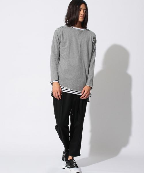 MONKEY TIME(モンキータイム)の「<monkey time>∴ MN/URK C/OFF LSL/カットソー◆(Tシャツ/カットソー・メンズ・オフホワイト/グレー/ベージュ・MEDIUM/LARGE/SMALL/X-LARGE)」の6枚目の写真