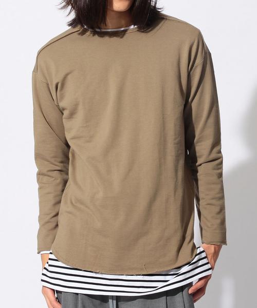 MONKEY TIME(モンキータイム)の「<monkey time>∴ MN/URK C/OFF LSL/カットソー◆(Tシャツ/カットソー・メンズ・オフホワイト/グレー/ベージュ・MEDIUM/LARGE/SMALL/X-LARGE)」の7枚目の写真