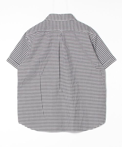 DANTONラウンドカラー ショートスリーブシャツ(ギンガム, ストライプ) DANTON（ダントン）の「[DANTON/ダントン] ラウンドカラー プル