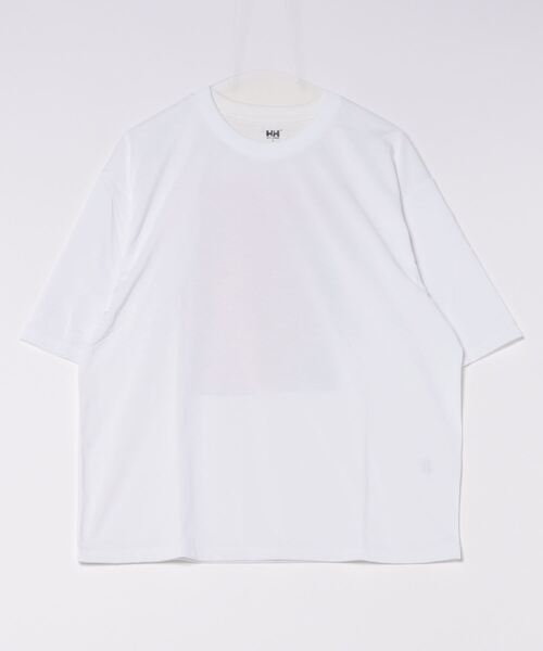 HELLY HANSEN(ヘリーハンセン)の「【HELLY HANSEN】MarinePaper PrintTee(Tシャツ/カットソー・レディース・ホワイト・MEDIUM/SMALL)」の1枚目の写真