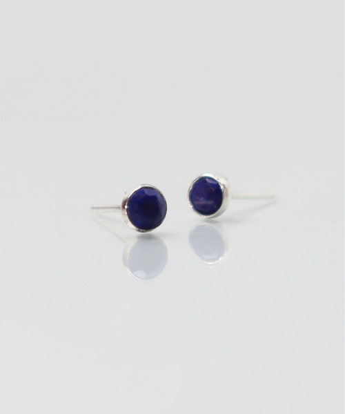 ieLS(イエルズ)の「「ieLS」シルバー925 ワンストーンピアス(ピアス(両耳用)・レディース・パープル/ホワイト/ブラック/ブルー/ピンク/グレー/ブラウン/グリーン・ONE SIZE)」の7枚目の写真