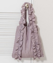 推し活【オシイロ】フリルナイロントートバッグ
