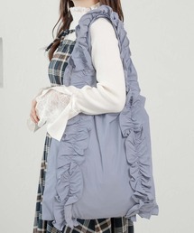 推し活【オシイロ】フリルナイロントートバッグ