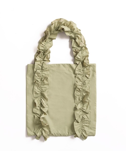 Miridy(ミリディー)の「推し活【オシイロ】フリルナイロントートバッグ(トートバッグ・レディース・ホワイト/ピンク/レッド/グリーン/オレンジ/イエロー/パープル/ブルー/ブラック・FREE)」の18枚目の写真