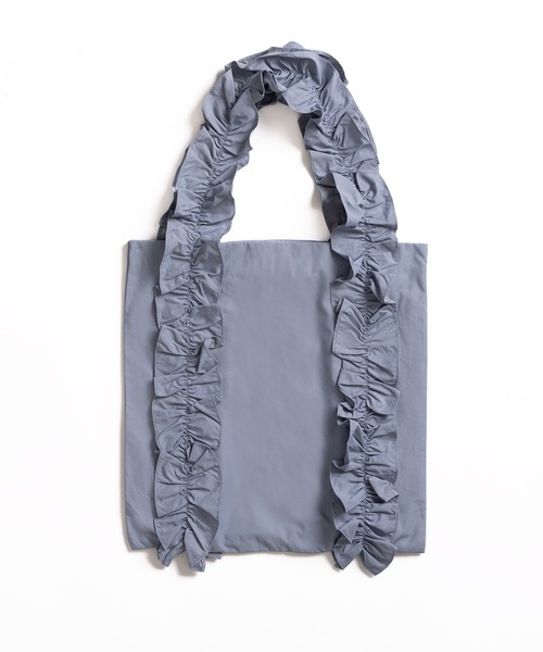 Miridy(ミリディー)の「推し活【オシイロ】フリルナイロントートバッグ(トートバッグ・レディース・ホワイト/ピンク/レッド/グリーン/オレンジ/イエロー/パープル/ブルー/ブラック・FREE)」の19枚目の写真