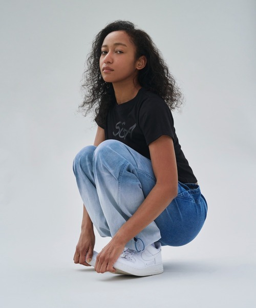 WIND AND SEA（ウィンダンシー）の「【NERGY×WIND AND SEA】接触冷感  ロゴプリントTシャツ（Tシャツ/カットソー・レディース・ブラック/ピンク/ライトグリーン/ホワイト系その他/ホワイト・M）」の6枚目の写真