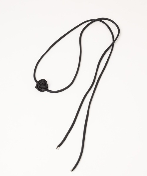 HARE（ハレ）の「ローズモチーフチョーカー(HARE)（チョーカー・レディース・シルバー/ブラック・FREE）」の9枚目の写真