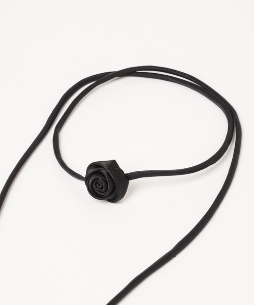 HARE（ハレ）の「ローズモチーフチョーカー(HARE)（チョーカー・レディース・シルバー/ブラック・FREE）」の11枚目の写真