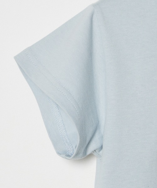 Ampersand（アンパサンド）の「Ampersand/アンパサンド PEANUTSコーディネートセット（Tシャツ/カットソー・キッズ・オフホワイト/サックスブルー・120/130/140）」の7枚目の写真