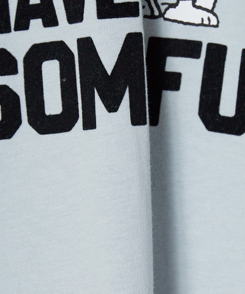 Ampersand（アンパサンド）の「Ampersand/アンパサンド PEANUTSコーディネートセット（Tシャツ/カットソー・キッズ・オフホワイト/サックスブルー・120/130/140）」の10枚目の写真