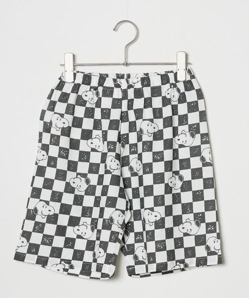 Ampersand（アンパサンド）の「Ampersand/アンパサンド PEANUTSコーディネートセット（Tシャツ/カットソー・キッズ・オフホワイト/サックスブルー・120/130/140）」の4枚目の写真