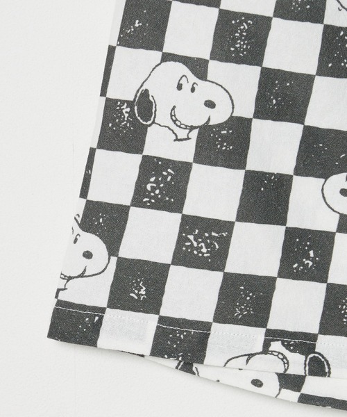 Ampersand（アンパサンド）の「Ampersand/アンパサンド PEANUTSコーディネートセット（Tシャツ/カットソー・キッズ・オフホワイト/サックスブルー・120/130/140）」の13枚目の写真