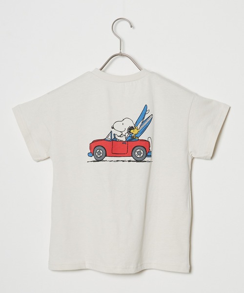 Ampersand（アンパサンド）の「Ampersand/アンパサンド PEANUTSコーディネートセット（Tシャツ/カットソー・キッズ・オフホワイト/サックスブルー・120/130/140）」の19枚目の写真