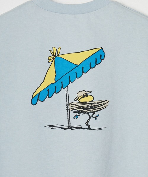 Ampersand（アンパサンド）の「Ampersand/アンパサンド PEANUTSコーディネートセット（Tシャツ/カットソー・キッズ・オフホワイト/サックスブルー・120/130/140）」の9枚目の写真