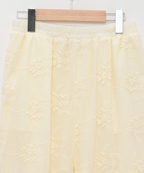 petit main LIEN（プティマインリアン）の「【LADIES】レースパンツ（その他パンツ・レディース・チャコール/オフホワイト/レモンイエロー・FREE）」の8枚目の写真