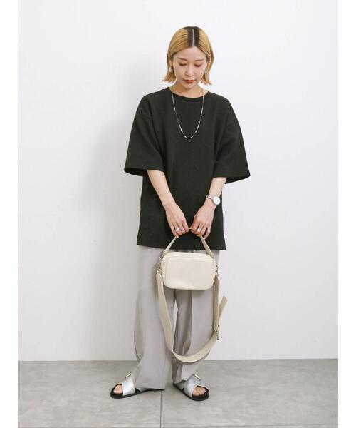 Samansa Mos2 blue(サマンサモスモスブルー)の「バックルクロスベルトサンダル(ドレスシューズ・レディース・キナリ/ブラック/シルバー・M/L)」の18枚目の写真