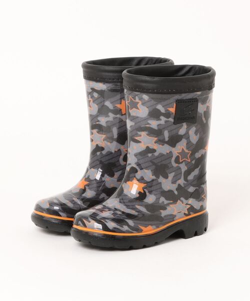 MoonStar（ムーンスター）の「《moonstar》MS RB C65（レインシューズ・キッズ・ネイビー/ブラック/ピンク/カーキ/サックスブルー/ネイビー系/ブラック系その他・15.0cm/21.0cm/20.0cm/19.0cm/18.0cm/17.0cm/16.0cm/14.0cm）」の3枚目の写真