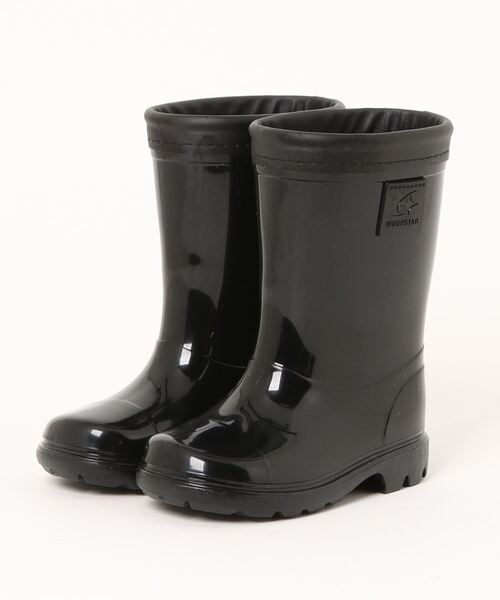 MoonStar（ムーンスター）の「《moonstar》MS RB C65（レインシューズ・キッズ・ネイビー/ブラック/ピンク/カーキ/サックスブルー/ネイビー系/ブラック系その他・15.0cm/21.0cm/20.0cm/19.0cm/18.0cm/17.0cm/16.0cm/14.0cm）」の2枚目の写真