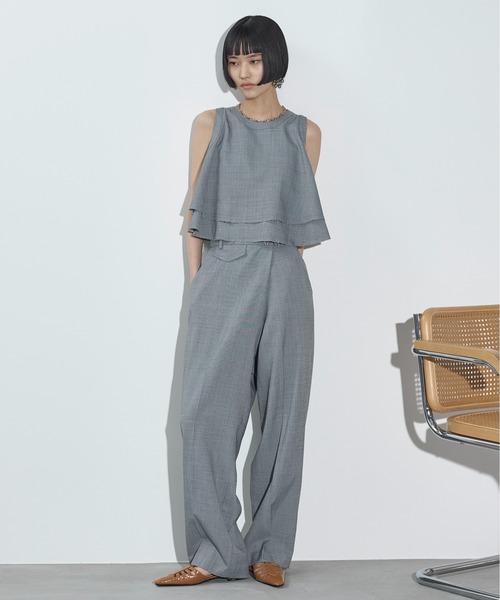 【60％OFF】 THE YOn（ザヨン）の「クロスウエストアシメラップパンツ パンツ