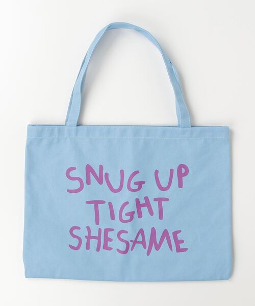 shesame(シーセム)の「color tote bag(トートバッグ・レディース・ブラック/ライトブルー/ネイビー/レッド・フリー)」の7枚目の写真