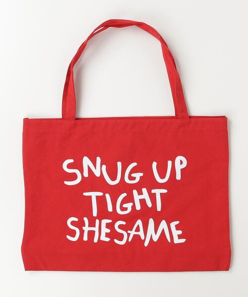 shesame(シーセム)の「color tote bag(トートバッグ・レディース・ブラック/ライトブルー/ネイビー/レッド・フリー)」の6枚目の写真