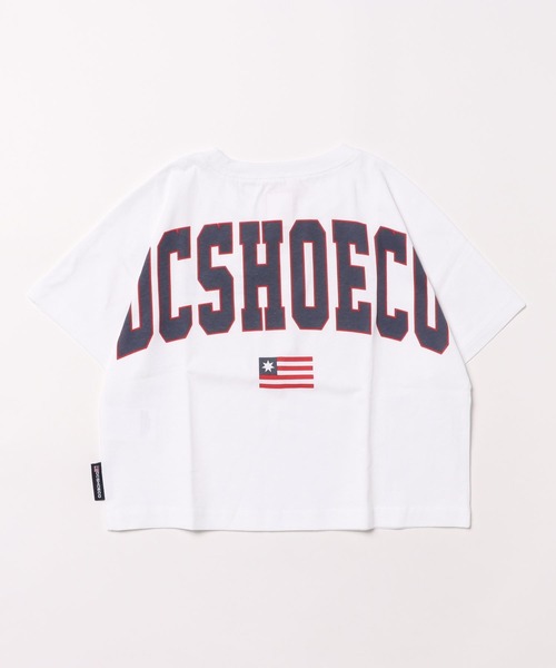 DC SHOES(ディーシーシューズ)の「23 KD BACK ARCH SS/DCキッズバックプリントロゴ半袖Tシャツ(Tシャツ/カットソー・キッズ・グリーン/ホワイト/ブラック・160/150/140/110/100/130/120)」の6枚目の写真