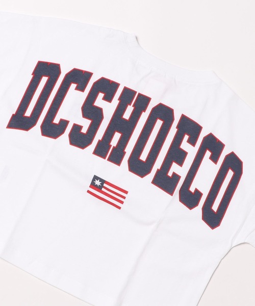 DC SHOES(ディーシーシューズ)の「23 KD BACK ARCH SS/DCキッズバックプリントロゴ半袖Tシャツ(Tシャツ/カットソー・キッズ・グリーン/ホワイト/ブラック・160/150/140/110/100/130/120)」の7枚目の写真