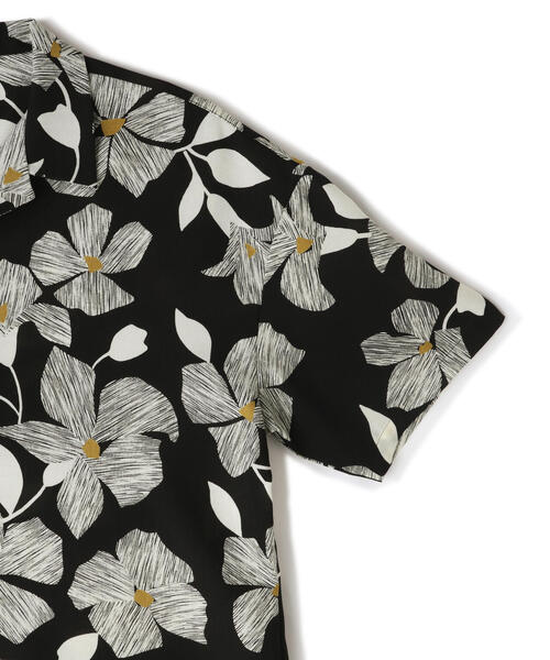 DANKE SCHON(ダンケシェーン)の「DankeSchon/ダンケシェーン/OPEN COLLAR SSH B.FLOWER(シャツ/ブラウス・メンズ・ホワイト/ブラック・F)」の9枚目の写真