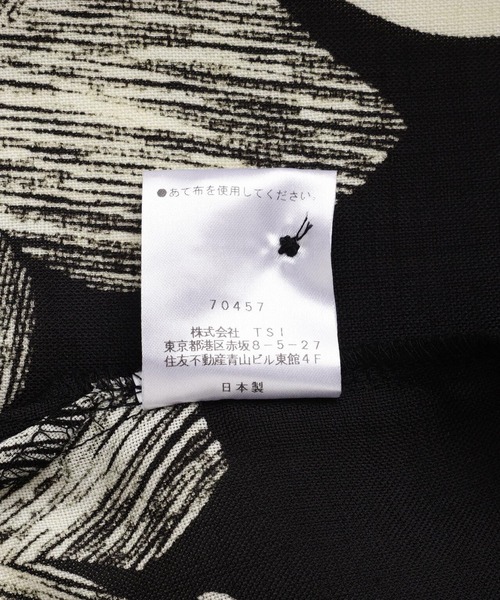 DANKE SCHON(ダンケシェーン)の「DankeSchon/ダンケシェーン/OPEN COLLAR SSH B.FLOWER(シャツ/ブラウス・メンズ・ホワイト/ブラック・F)」の13枚目の写真