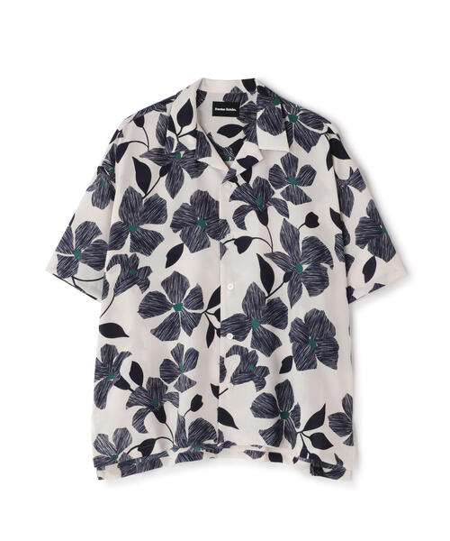 DANKE SCHON(ダンケシェーン)の「DankeSchon/ダンケシェーン/OPEN COLLAR SSH B.FLOWER(シャツ/ブラウス・メンズ・ホワイト/ブラック・F)」の14枚目の写真
