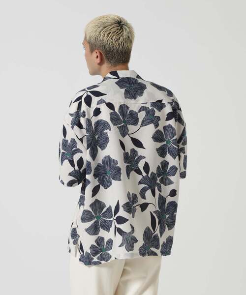 DANKE SCHON(ダンケシェーン)の「DankeSchon/ダンケシェーン/OPEN COLLAR SSH B.FLOWER(シャツ/ブラウス・メンズ・ホワイト/ブラック・F)」の15枚目の写真