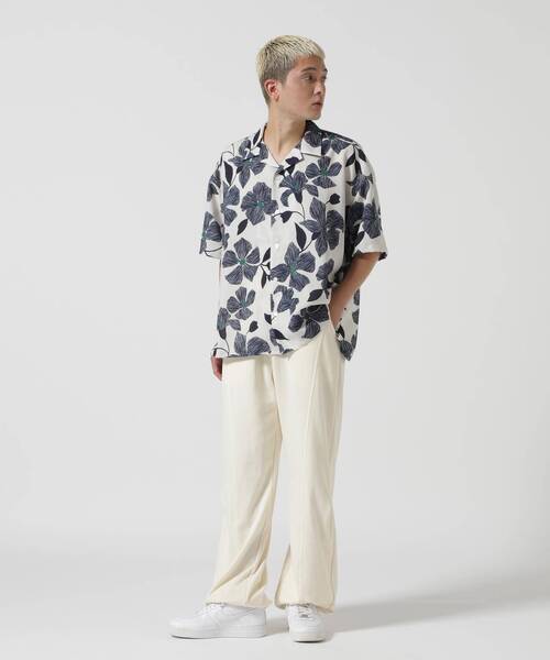 DANKE SCHON(ダンケシェーン)の「DankeSchon/ダンケシェーン/OPEN COLLAR SSH B.FLOWER(シャツ/ブラウス・メンズ・ホワイト/ブラック・F)」の16枚目の写真