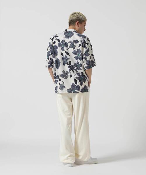 DANKE SCHON(ダンケシェーン)の「DankeSchon/ダンケシェーン/OPEN COLLAR SSH B.FLOWER(シャツ/ブラウス・メンズ・ホワイト/ブラック・F)」の17枚目の写真