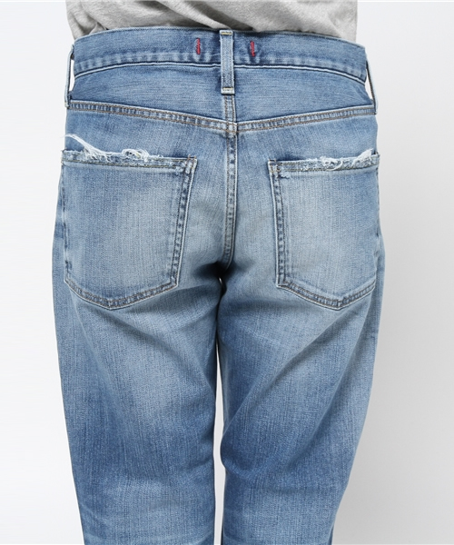 Ray BEAMS(レイビームス)の「RED CARD / ダメージ デニム(デニムパンツ・レディース・ブルー系その他・24/22/23/25)」の6枚目の写真