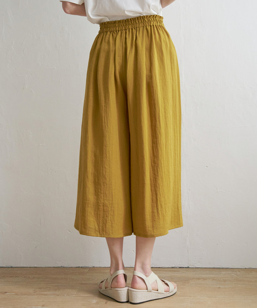 ikka（イッカ）の「【接触冷感／親子コーデ】冷感スラブタックスカーチョ（その他パンツ・レディース・ブラック/イエロー/ブルー/ダークグリーン/グレー・L/M/S）」の19枚目の写真