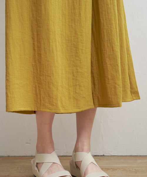 ikka（イッカ）の「【接触冷感／親子コーデ】冷感スラブタックスカーチョ（その他パンツ・レディース・ブラック/イエロー/ブルー/ダークグリーン/グレー・L/M/S）」の22枚目の写真