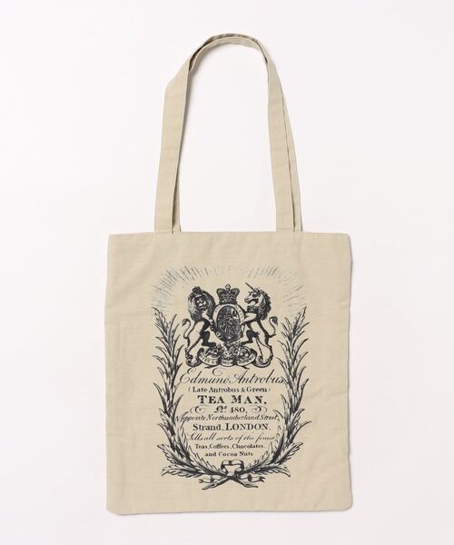 欧州航路（オウシュウコウロ）の「【欧州航路】オーガニックコットン アフタヌーンティートートバッグ（トートバッグ・レディース・グリーン/レッド/ホワイト・FREE）」の2枚目の写真