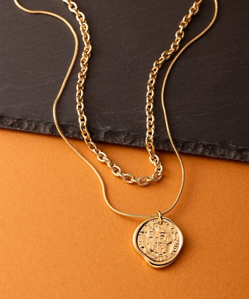 23区(ニジュウサンク)の「【Oggi10月号掲載】シーリング 2WAY ネックレス(ネックレス・レディース・シルバー系/ゴールド系・F)」の1枚目の写真