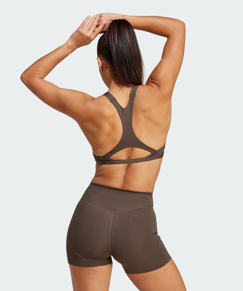 adidas（アディダス）の「Aeroimpact リュクス トレーニング ライトサポートブラ / アディダス adidas（スポーツブラ・レディース・グリーン/ブラック/イエロー・L-AB/M-AB/S-AB/XL-CD/XL-AB/M-CD/S-CD/L-CD）」の4枚目の写真