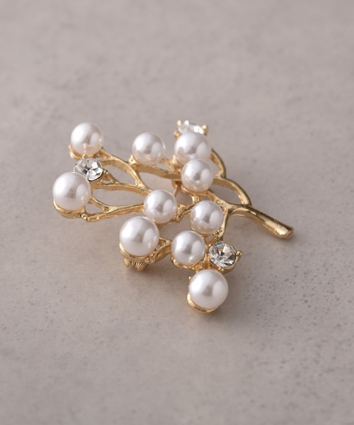 epic day（エピックデイ）の「パールブランチツリーブローチ（ブローチ/コサージュ・レディース・ゴールド/ピンクゴールド・F）」の4枚目の写真