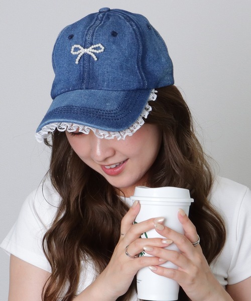 CHANEL デニムベースボールキャップ　試着のみ。 Amazon | [F&ZZ] デニム キャップ ベースボールキャップ ナスカ