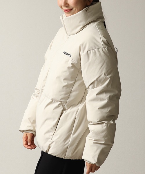 CONVERSE(コンバース)の「【CONVERSE/コンバース】ビッグシルエット ファイバーダウン スタンドジャケット(ダウンジャケット/コート・メンズ・ホワイト/ブラック/グレー・LL/L/M)」の5枚目の写真