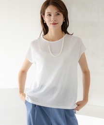 Elura | 大人シアフレンチTシャツ/133648(Tシャツ/カットソー)