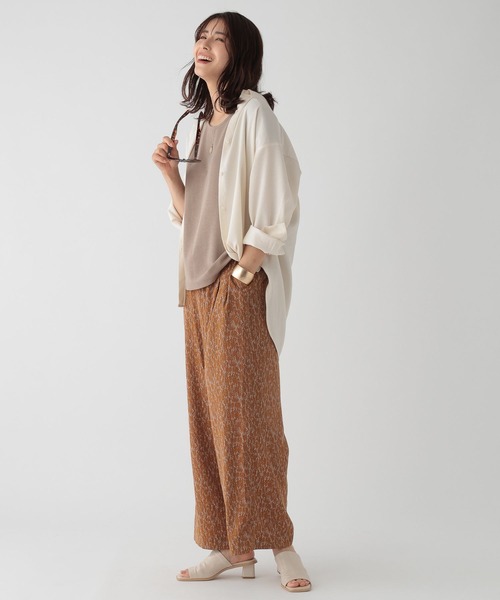 Elura（エルーラ）の「大人シアフレンチTシャツ/133648（Tシャツ/カットソー・レディース・ブラック/ベージュ/ホワイト・MEDIUM/LARGE）」の19枚目の写真