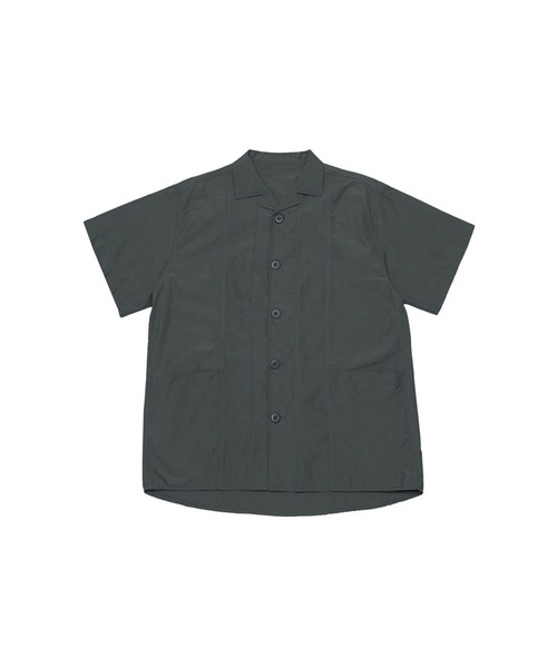 ブラウス シャツ aimoha outdoor ユニセックス　ビッグシルエット シャツ レディース メンズ aimoha ブラウス シャツ outdoorストライプシャツ レディース