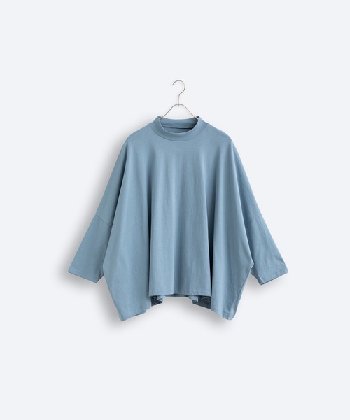 Kelen(ケレン)の「「KELEN/ケレン」ワイドボックスシルエットトップス(Tシャツ/カットソー・レディース・ライトベージュ/ブラック/ブルー系その他/ブラウン・FREE)」の13枚目の写真