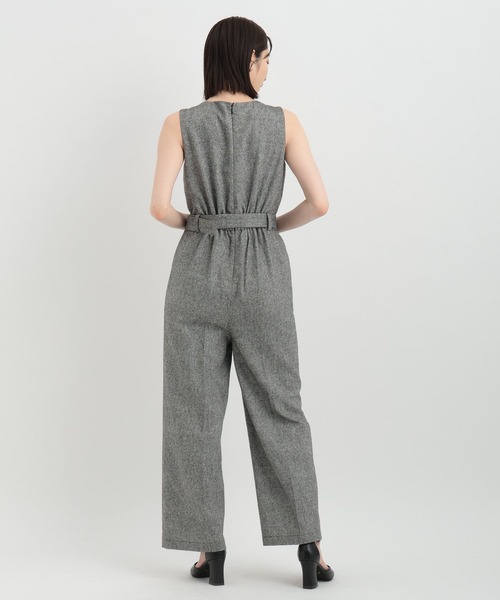 Andemiu（アンデミュウ）の「ラメツイードオールインワン140135（つなぎ/オールインワン・レディース・グレー/ブラック・SMALL/MEDIUM）」の8枚目の写真