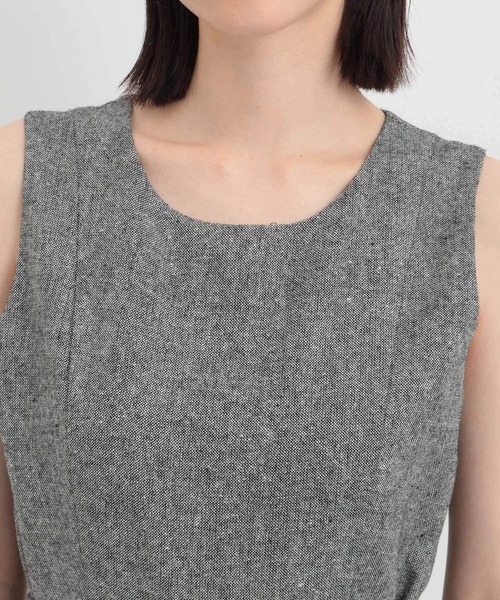 Andemiu（アンデミュウ）の「ラメツイードオールインワン140135（つなぎ/オールインワン・レディース・グレー/ブラック・SMALL/MEDIUM）」の11枚目の写真